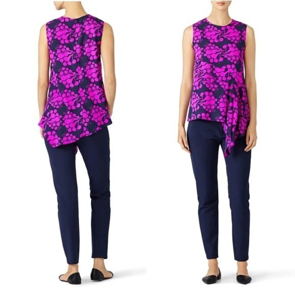 Tanya TAYLOR | Fuschia Bouquet Arizona Top Blouse